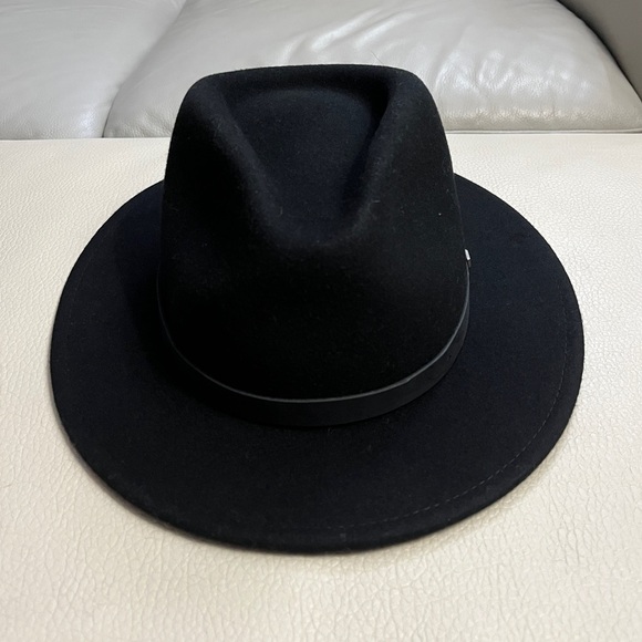NWT - Brixton Adult Messer Fedora 100% Wool Felt Hat - Size L - Picture 6 of 13
